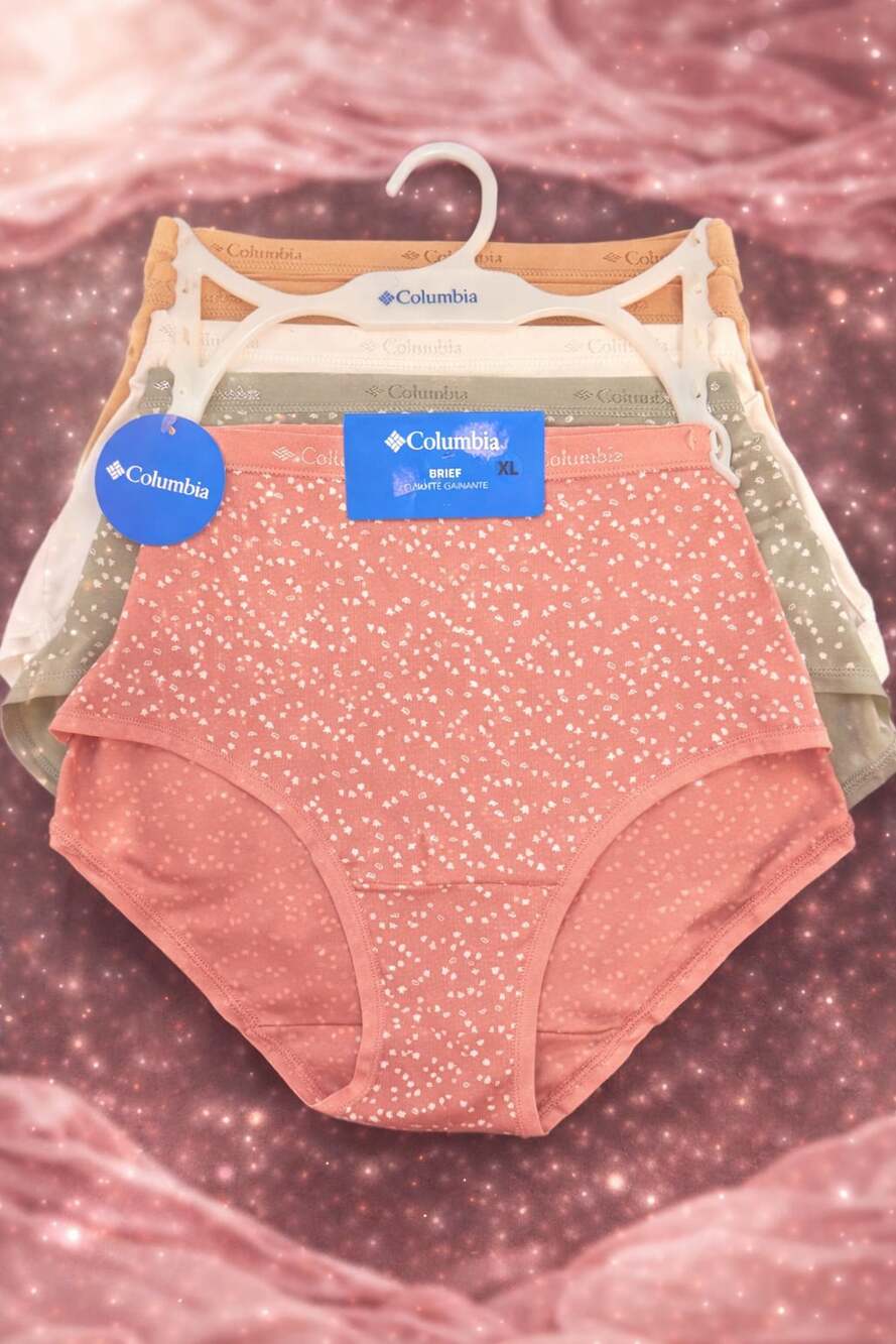 Columbia Women's 4-Pack Brief Underwear Size XL